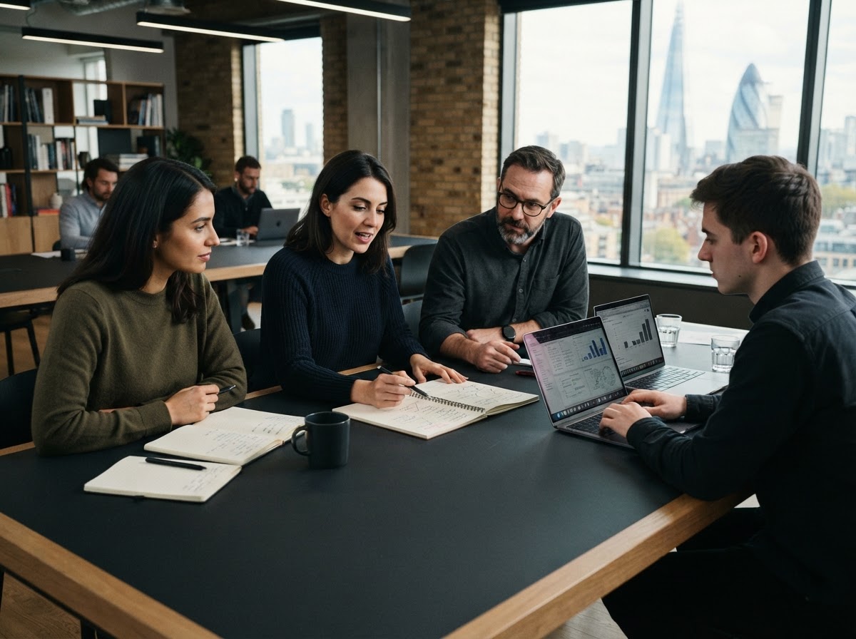 Norden Core analysts reviewing structured financial data models